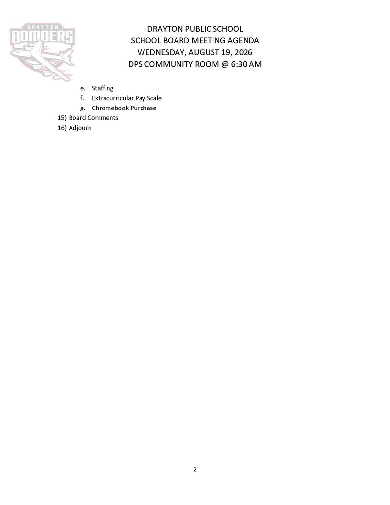 agenda