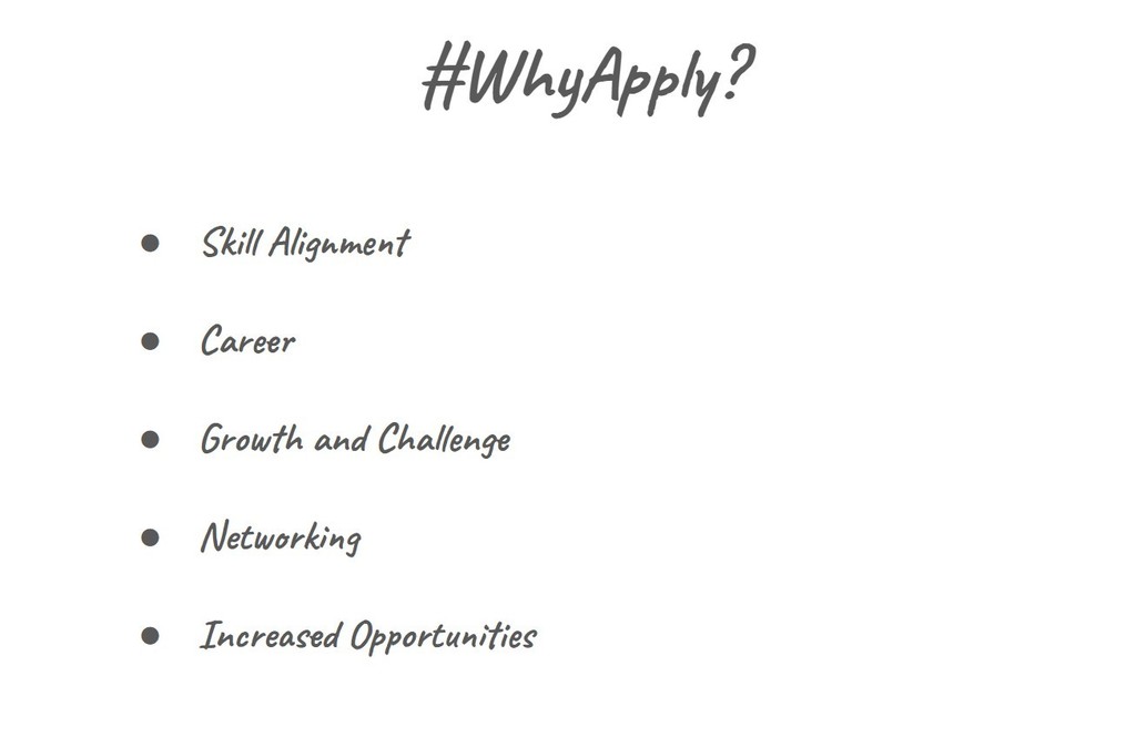 why apply