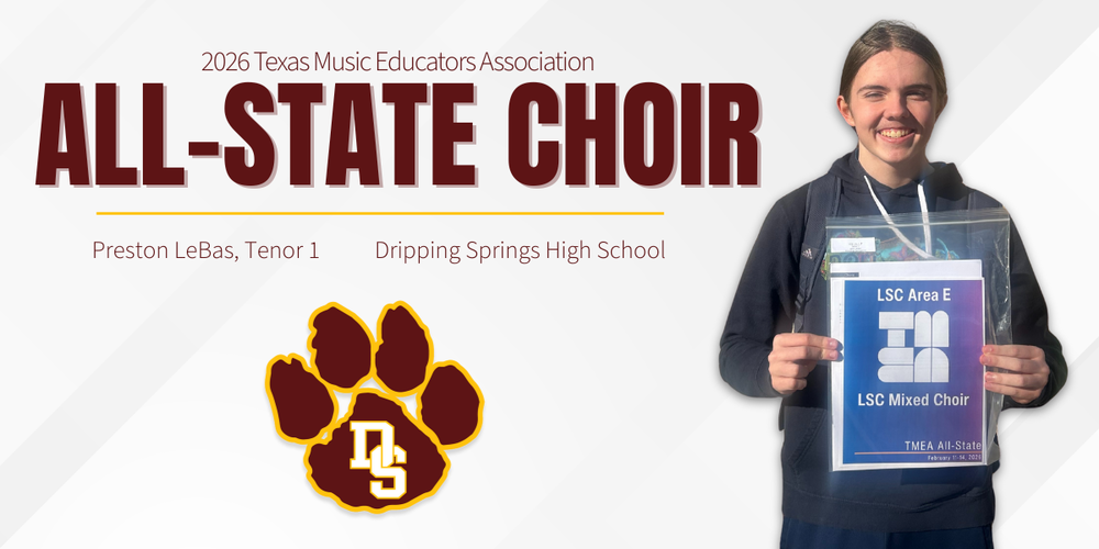 Preston LeBas - All-State Choir