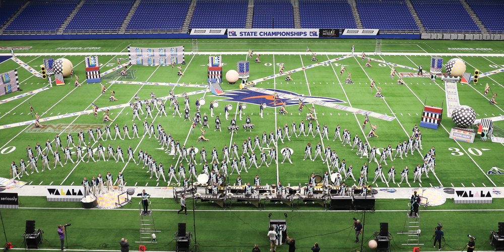 Tiger Band at UIL State Marching Contest