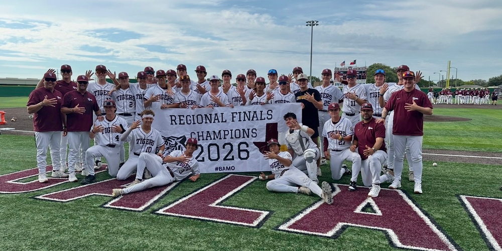 2026 Tiger Baseball regional champion photo