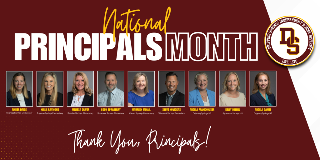 October is National Principals Month