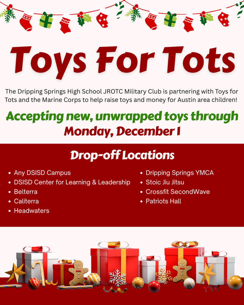 Toys for Tots: Accepting new, unwrapped toys through December 1