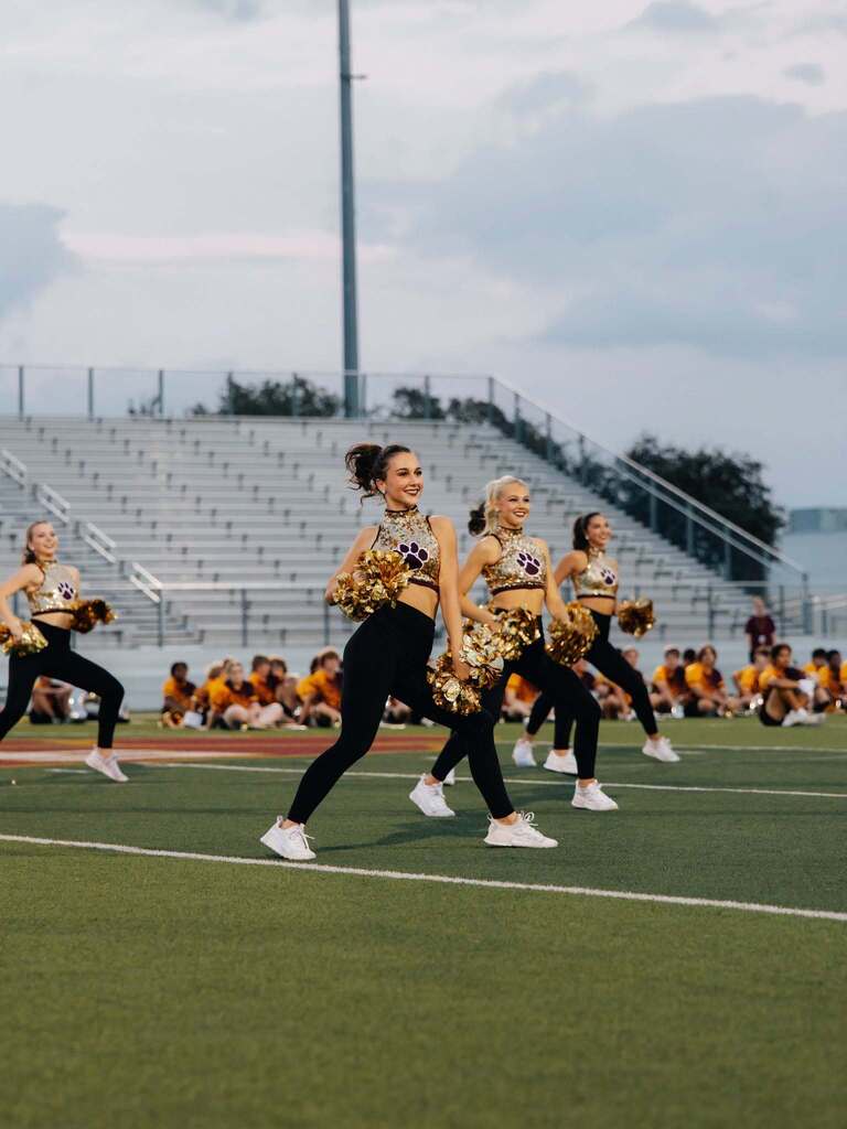 dance team performing