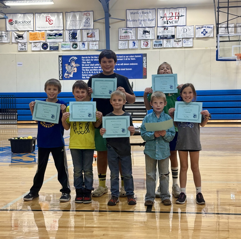 Science students of the Month for October