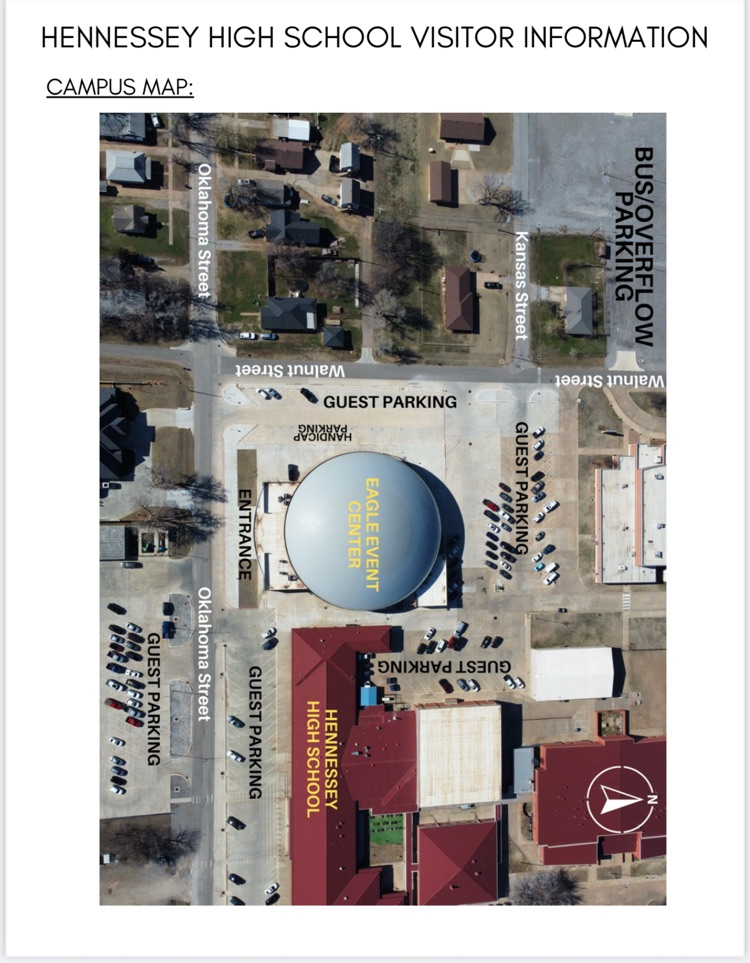 Hennessey school map