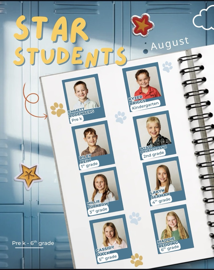 August STAR Students