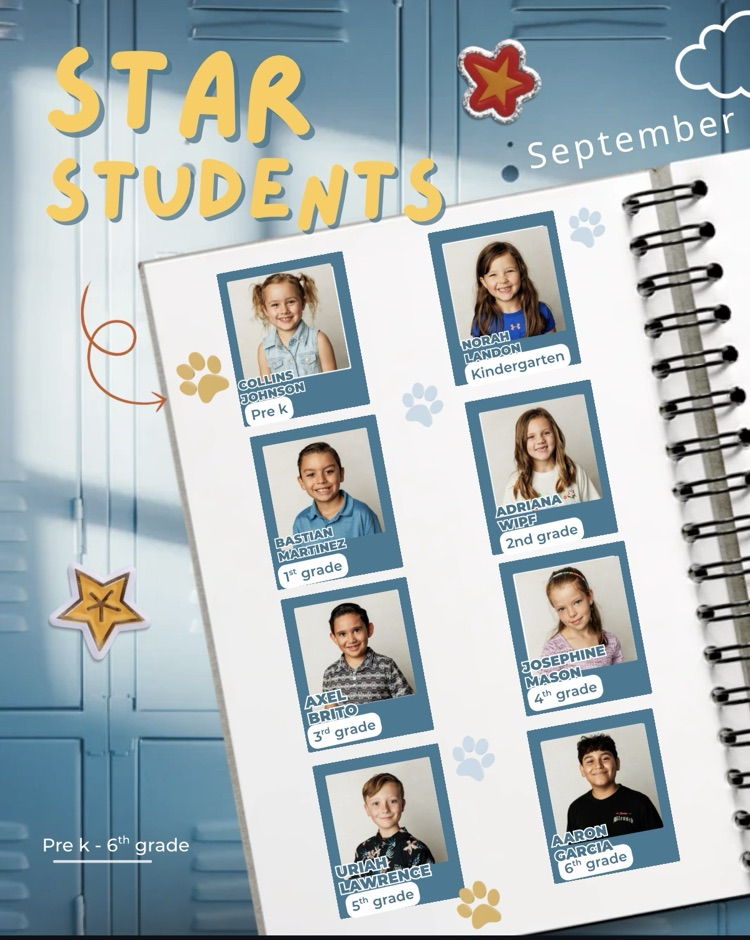 September STAR Students