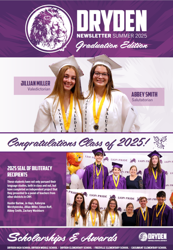 Image of 2025 Graduation Newsletter Cover