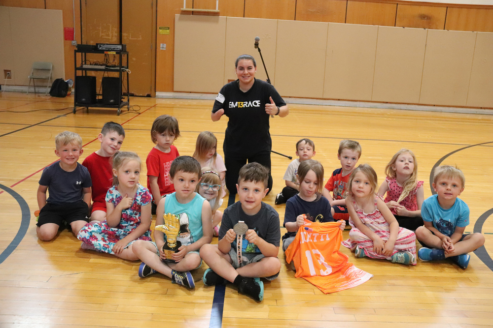 Professional Soccer Player Alexia Michitti Inspires the Next Generation of Dryden Students