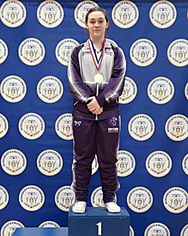 Congratulations to the wrestling team competing in the IAC Championships on Saturday in Watkins Glen. 🥳 Earning first place victories, both Destiny Ryant and Oscar Brotherton are now IAC Champions! Will Woodard and Lucas VanSlyke both took 4th.  Gaven Valenti getting on the podium at 5th.  Great job to every wrestler!! 🦁🐾 #LionPride