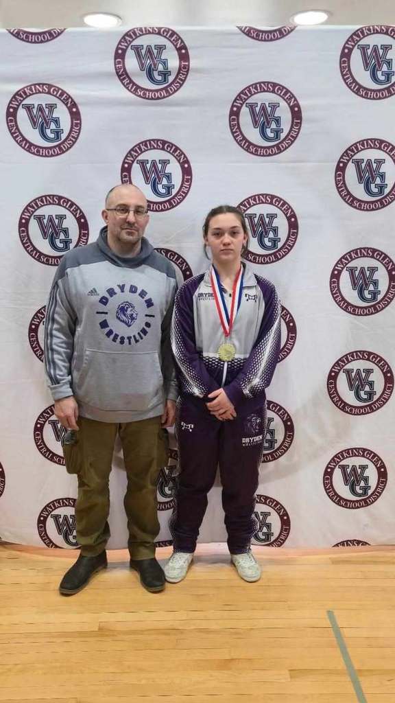 Congratulations to the wrestling team competing in the IAC Championships on Saturday in Watkins Glen. 🥳 Earning first place victories, both Destiny Ryant and Oscar Brotherton are now IAC Champions! Will Woodard and Lucas VanSlyke both took 4th.  Gaven Valenti getting on the podium at 5th.  Great job to every wrestler!! 🦁🐾 #LionPride