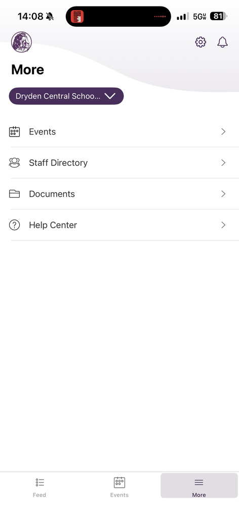 DCSD App-Feed, Events, More