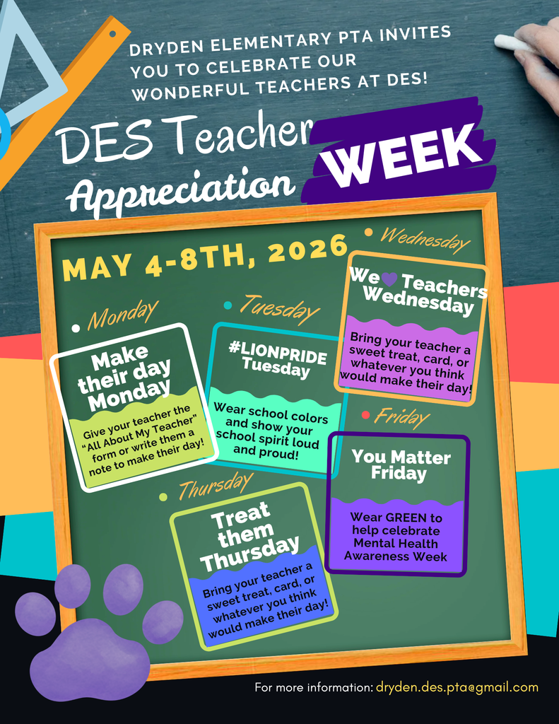 DES Teacher Appreciation Week Flyer