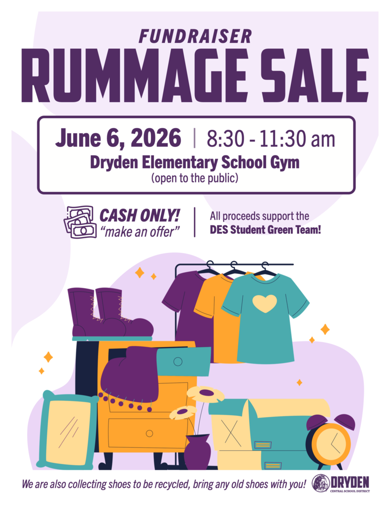 DES Green Team Rummage Sale 2026 - June 6 8:30-11:30am