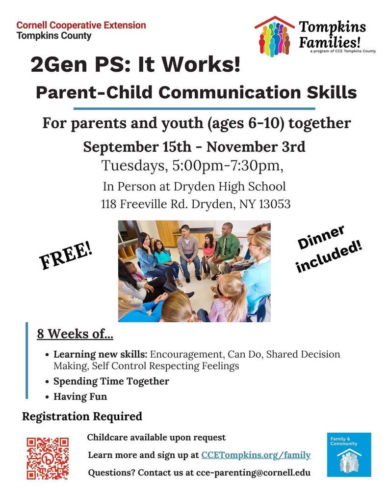 Parent-Child communication skills flyer