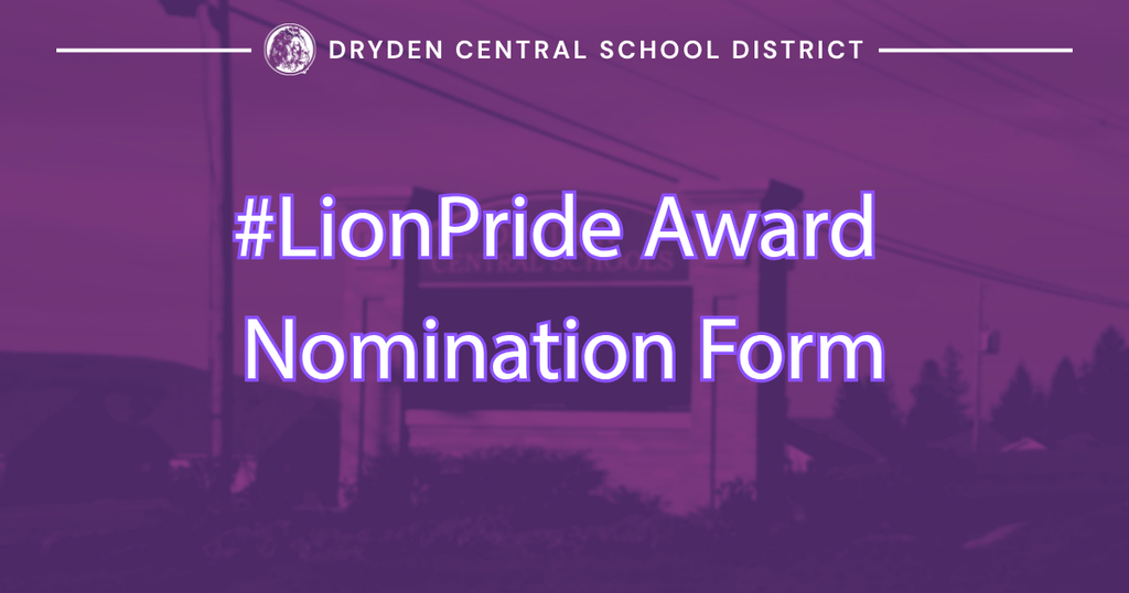 #LionPride Award Form image