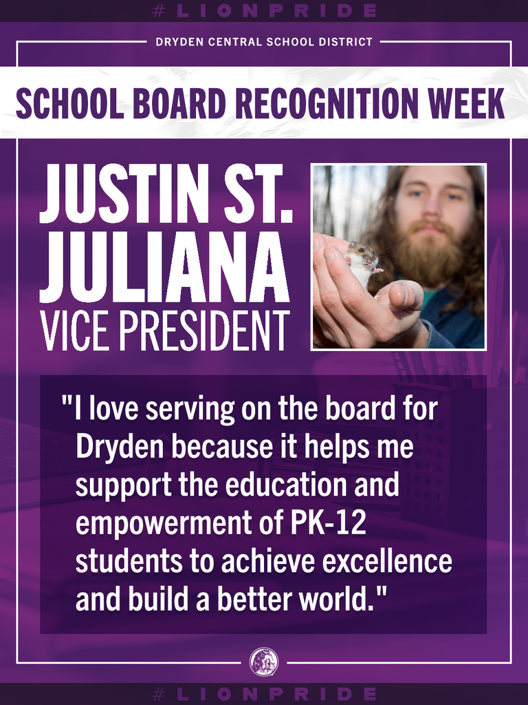Justin st Juliana BOE recognition week graphic