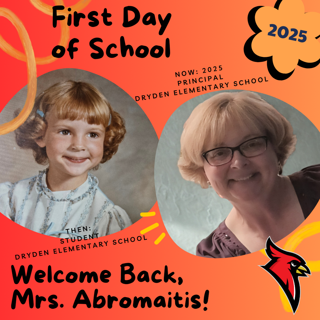 school supply clipart; photo of current teacher now and at the grade they teach
