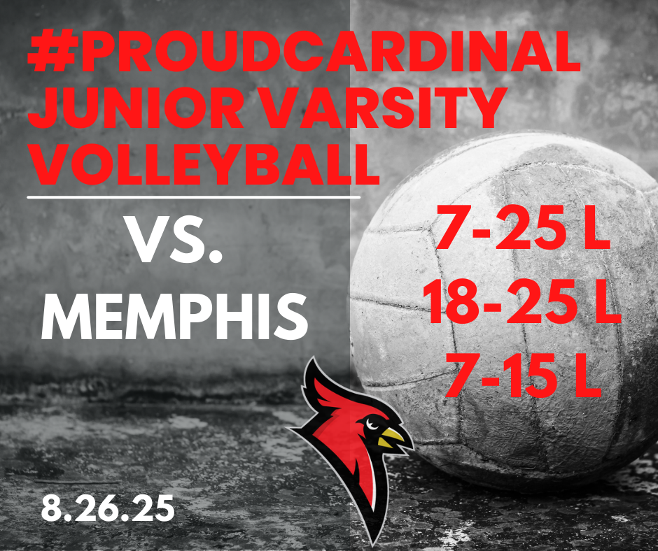 volleyball photo; cardinal logo