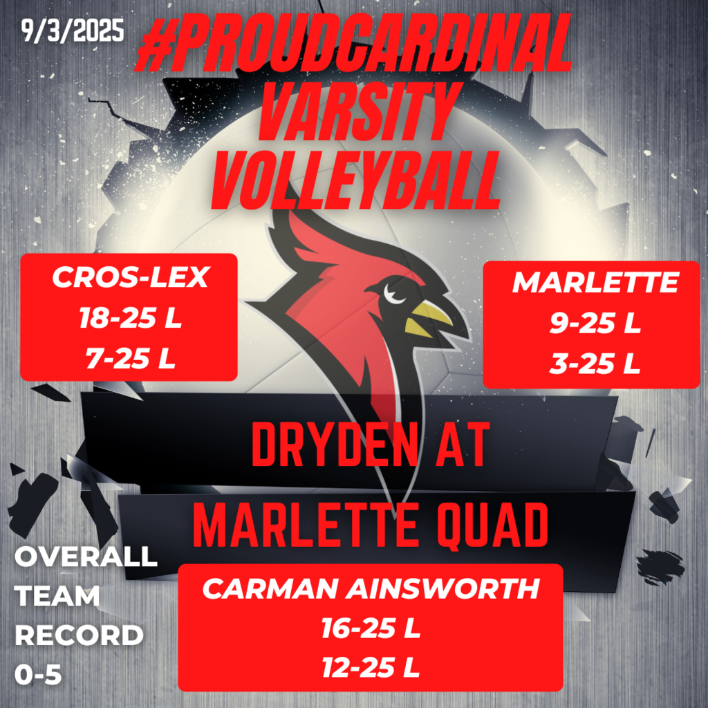 volleyball photo; cardinal logo