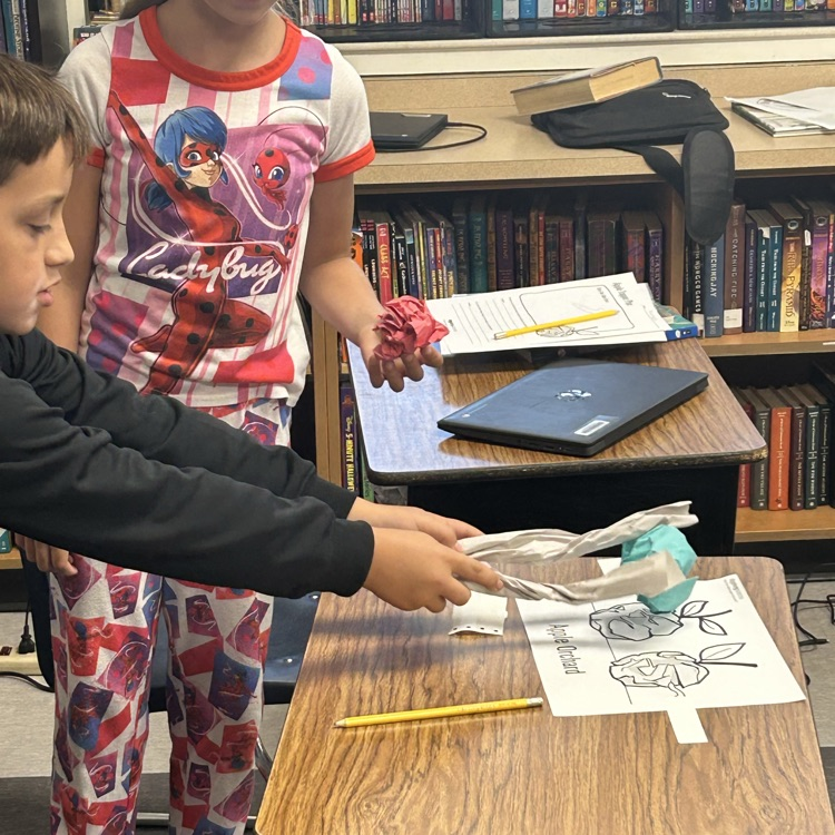4th graders combined engineering with their plant unit in Science class this week by designing “Apple grabbers”!