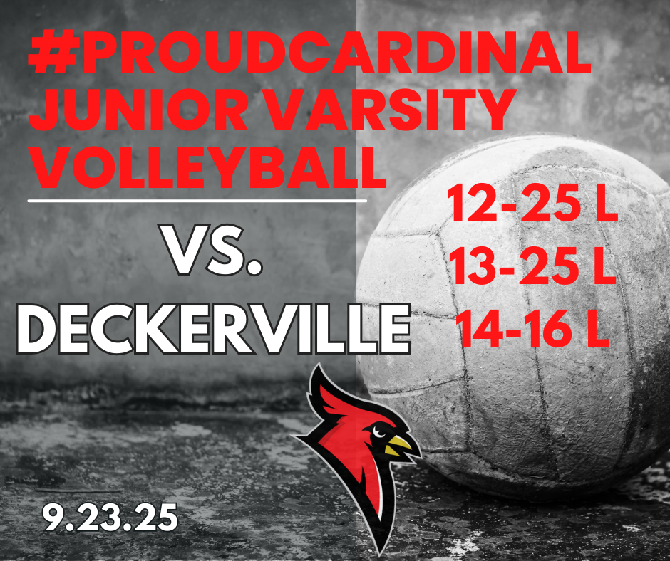 volleyball photo; cardinal logo