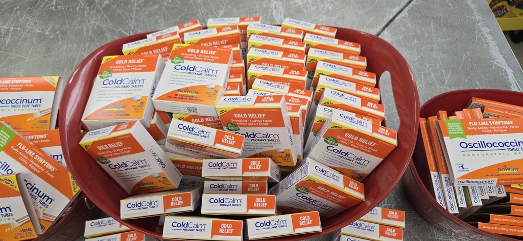 Thank you Dryden PTA and Boiron for helping keep our staff healthy during this cold and flu season. #strivefor5