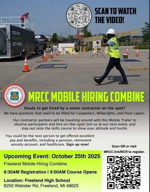 photo of workmen completing tasks