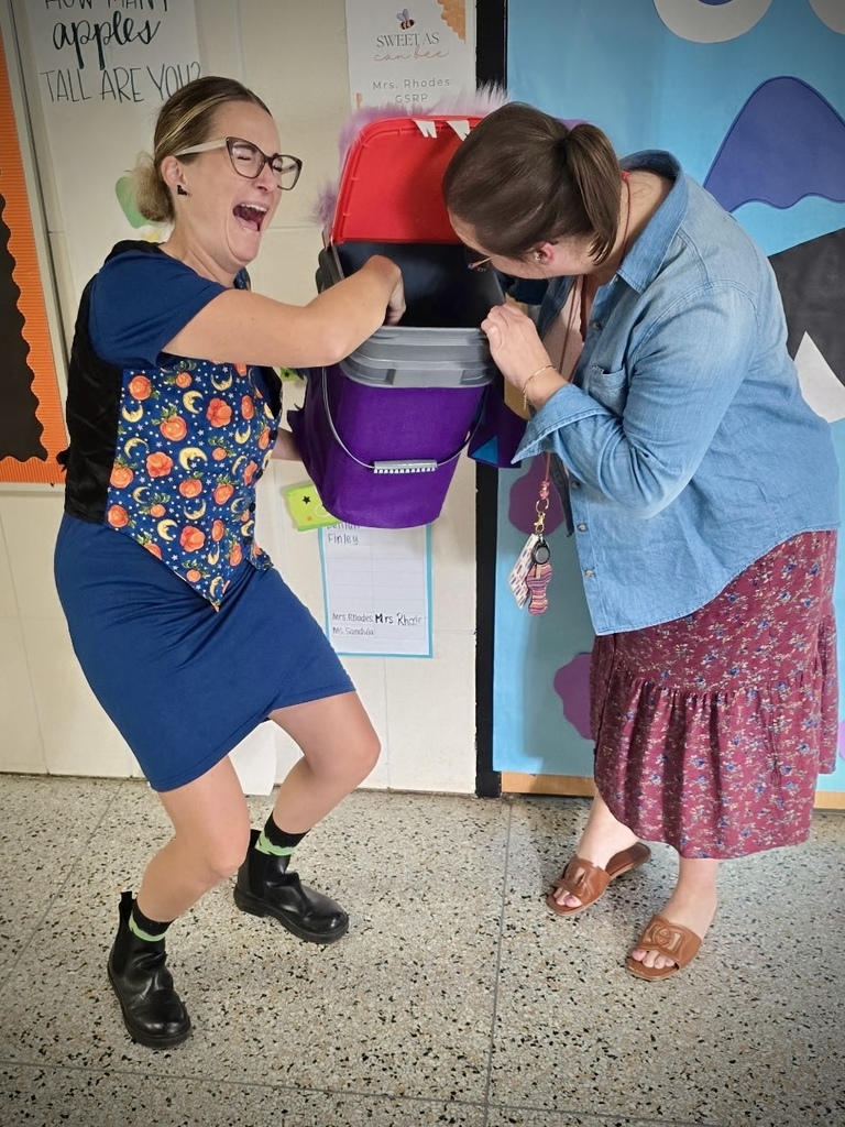 teachers decrying an empty container