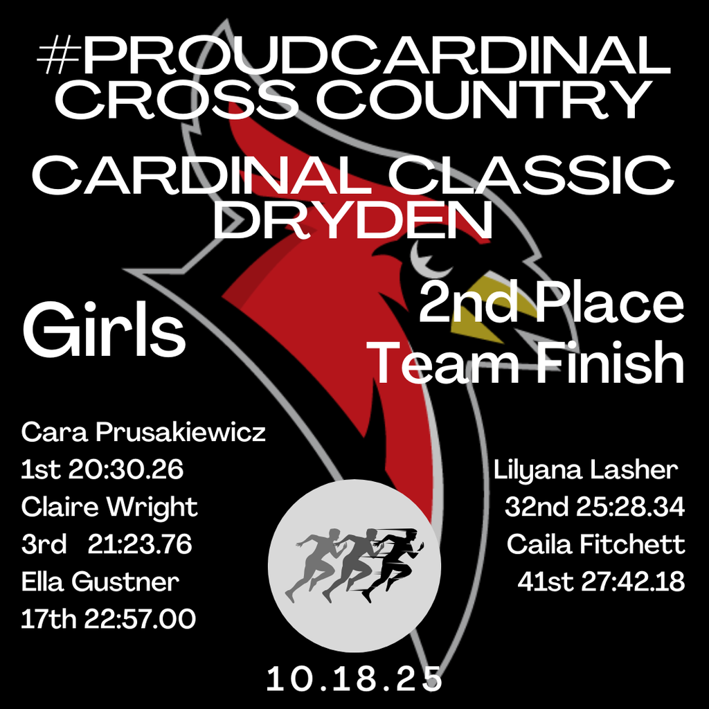runner outline; cardinal logo