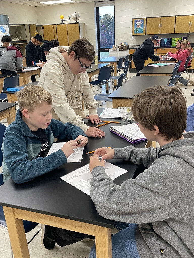 7th graders investigated components and their relationships in various generators to look for patterns in Science 7.