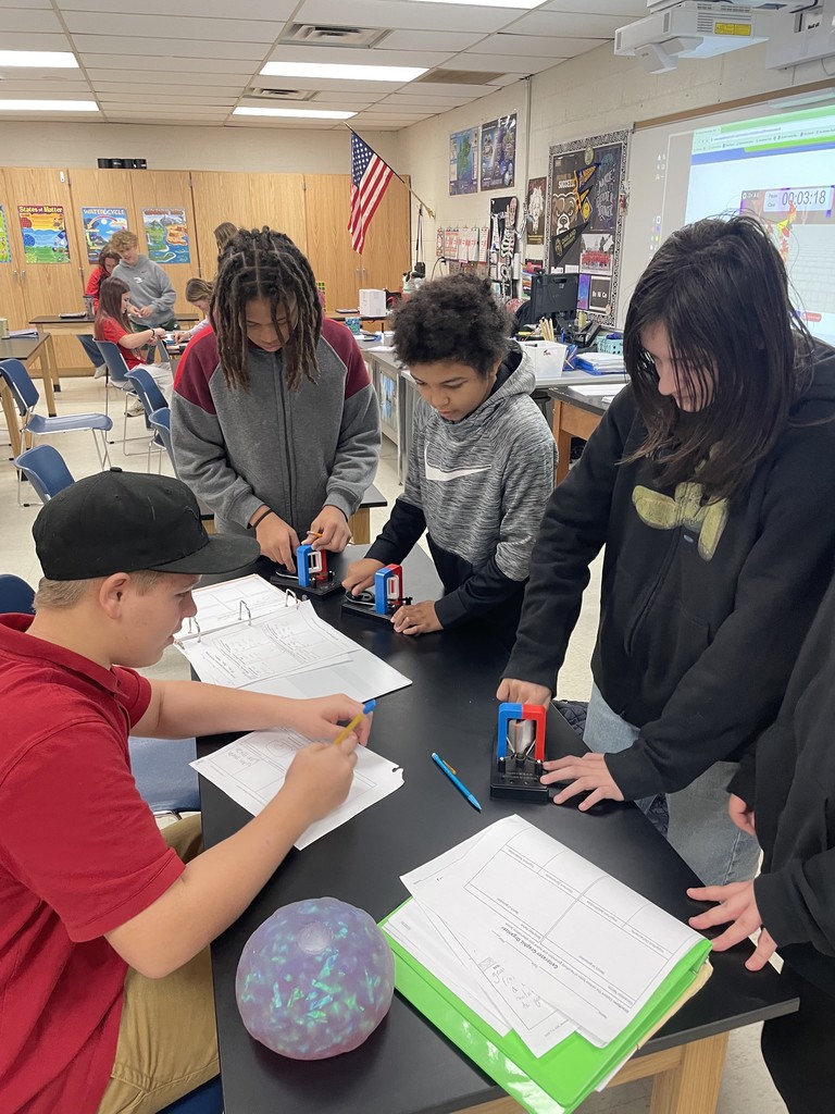 7th graders investigated components and their relationships in various generators to look for patterns in Science 7.