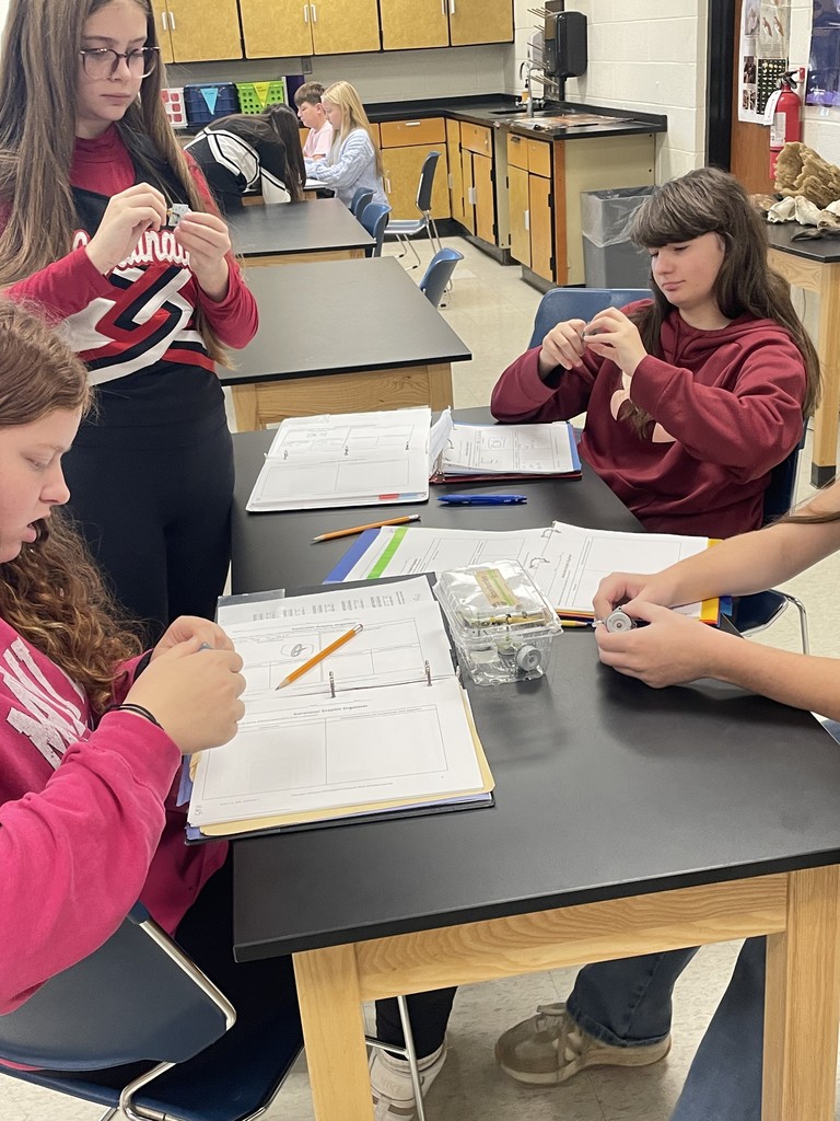 7th graders investigated components and their relationships in various generators to look for patterns in Science 7.