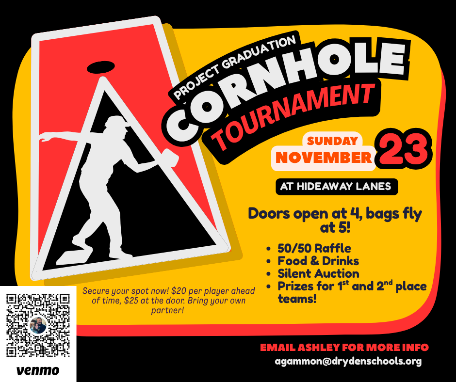 cornhole player and board clipart