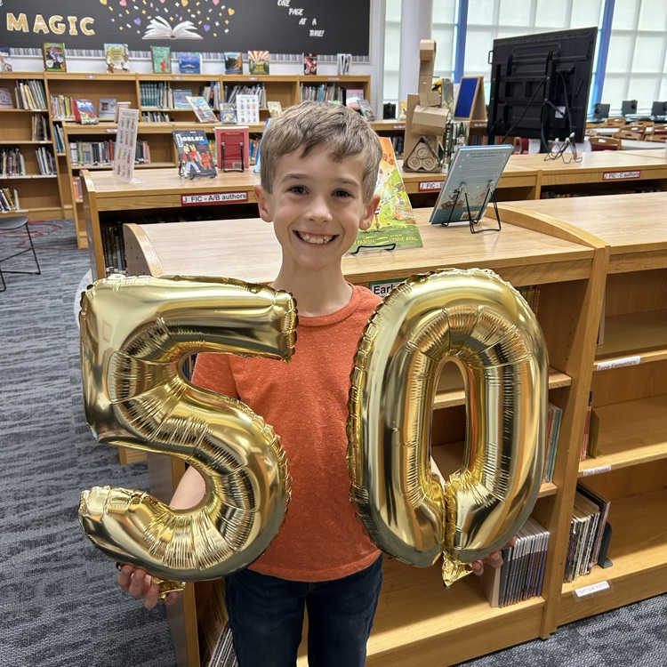 These reading rockstars are moving up a tier in the 500 Books Before Middle School Challenge. #growingreaders. #proudcardinal