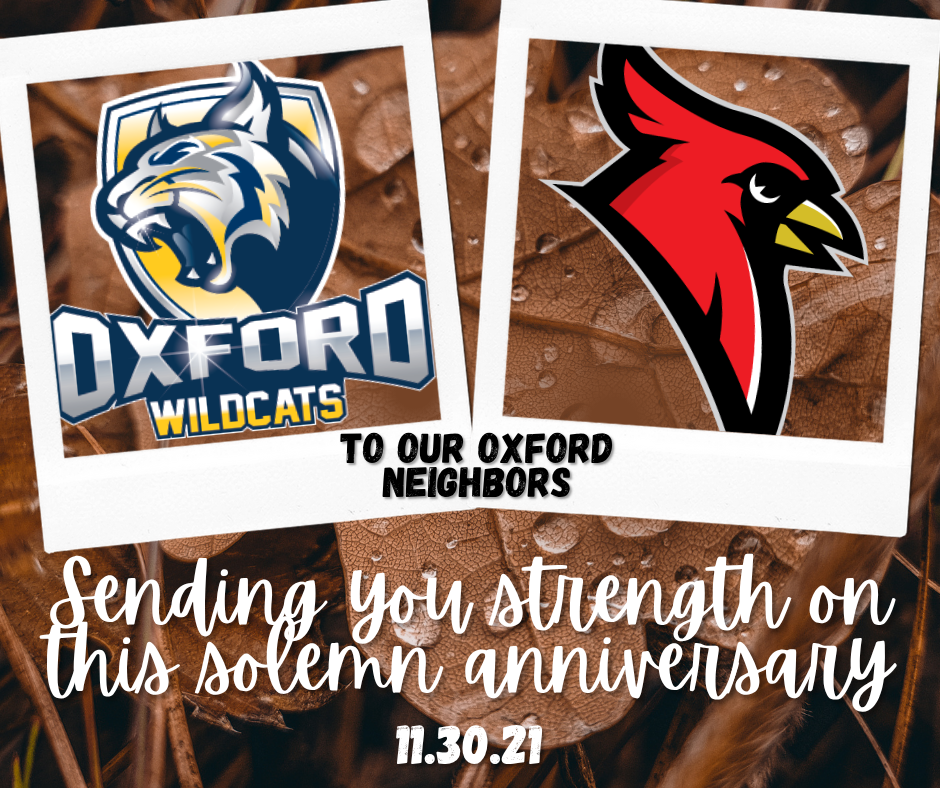 oxford wildcats logo; cardinal logo
