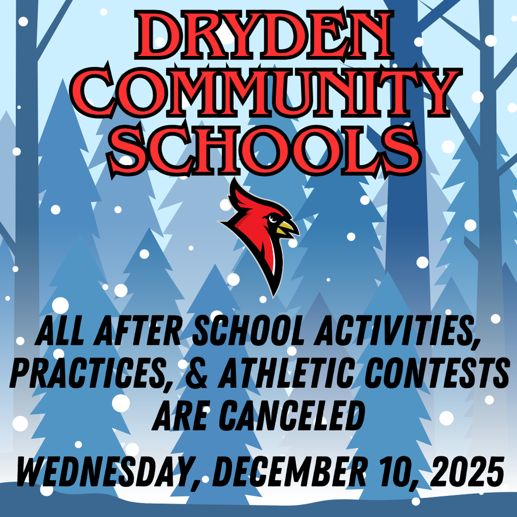 cardinal logo; snowy clipart scene