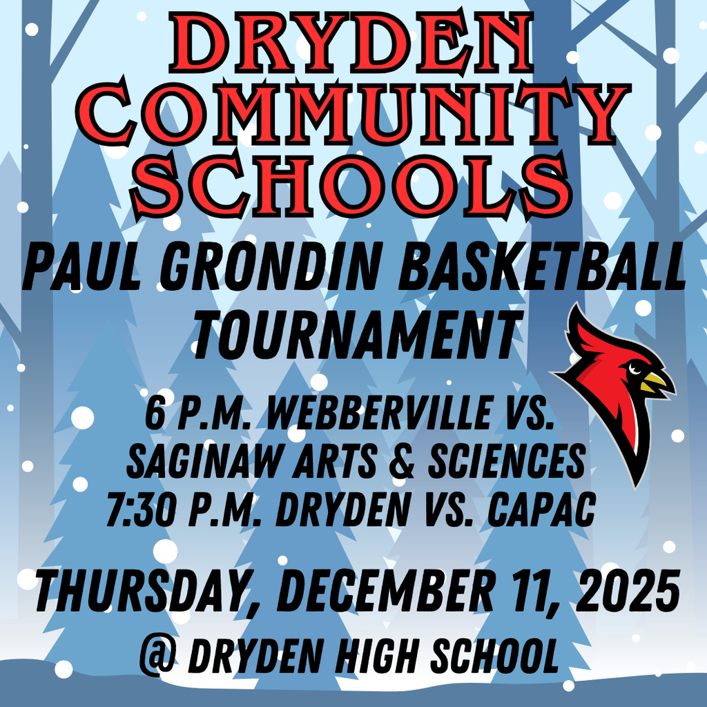 cardinal logo; snowy clipart scene