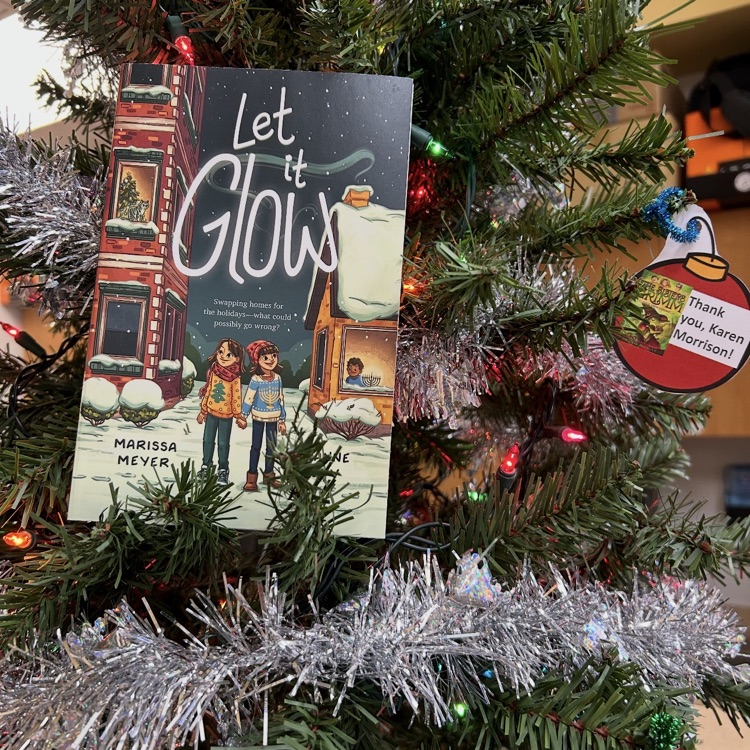 Another book arrived from our Giving Tree, courtesy of Karen Morrison. Thank you for supporting our readers! #proudcardinal #growingreaders