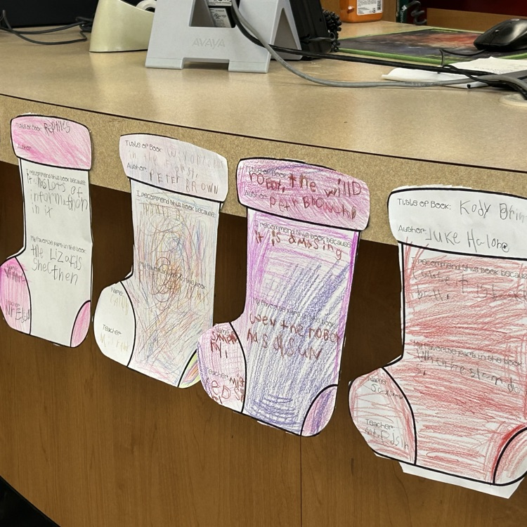 Need a book recommendation? Stop by the library and read the ones the 2nd graders love. #growingreaders #proudcardinal