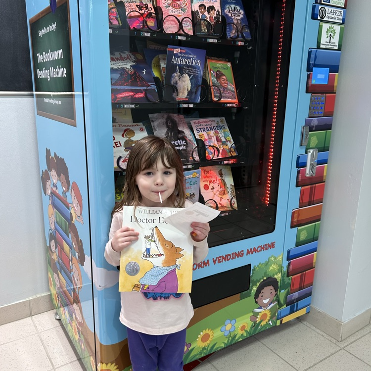 It’s another happy student with a Cardinal Coin for the book vending machine. Thank you for following the Cardinal 3 (safety, respect, responsibility) this week. #proudcardinal 