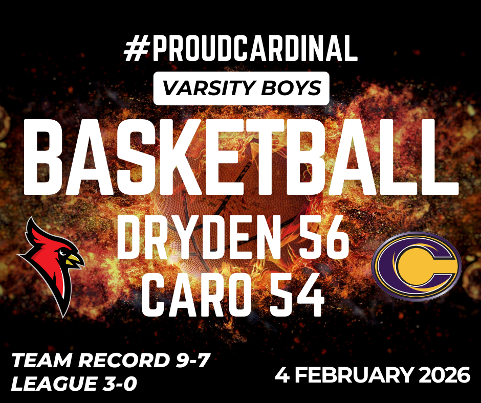 basketball on fire photo; cardinal logo; caro tigers logo