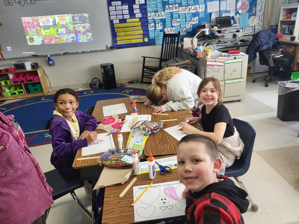 Valentine's Day fun in Mrs. Raymer's class. 
