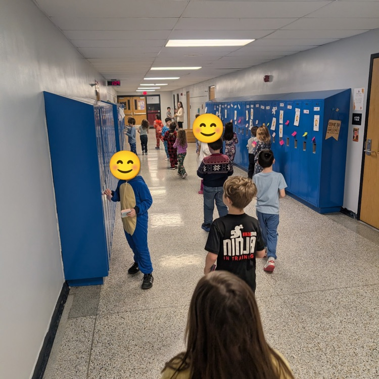 In honor of Kindness week first graders spread kind messages throughout the school! #proudcardinal