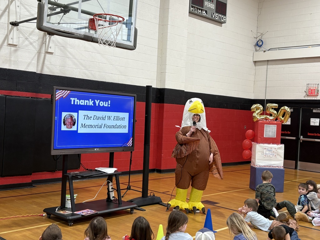 March is Reading Month kick off assembly.