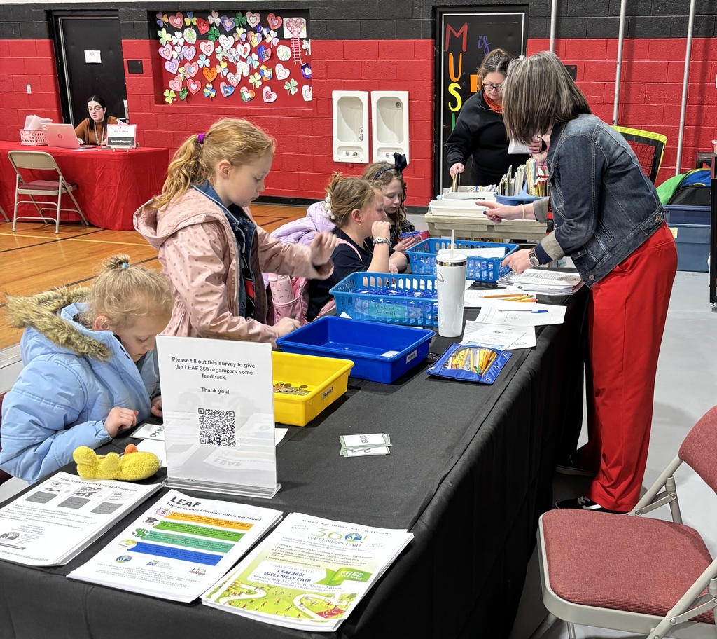 Thank you to all of the students who participated in our LEAF 360 Wellness incentive at parent teacher conferences.  Based on their age and ability, students sorted coins, made specific denominations in multiple ways, and made change for $1. Students earned a $10 incentive toward their Childhood Savings Account. Just a reminder that if you have a BK-6th grade child in a school in Lapeer County they have a LEAF CSA started with $25 seed money. #proudcardinal