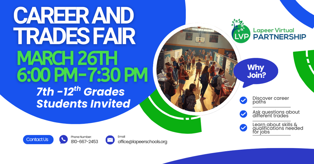 photo of students attending a career and trades fail