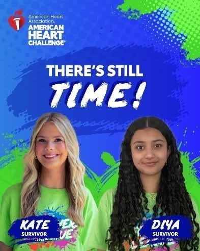 aha logo; photo of survivors