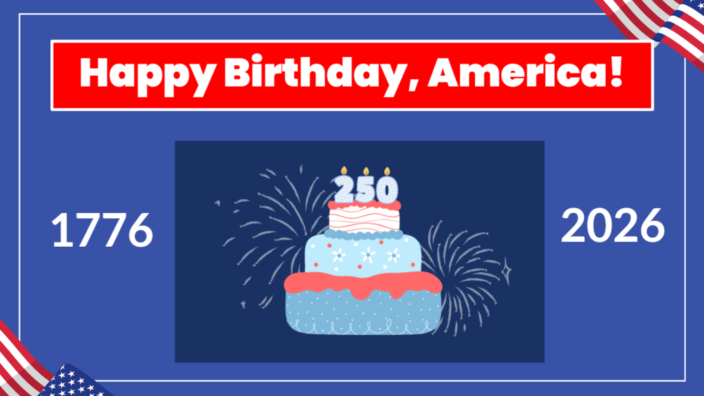Happy Birthday America 1776 2026